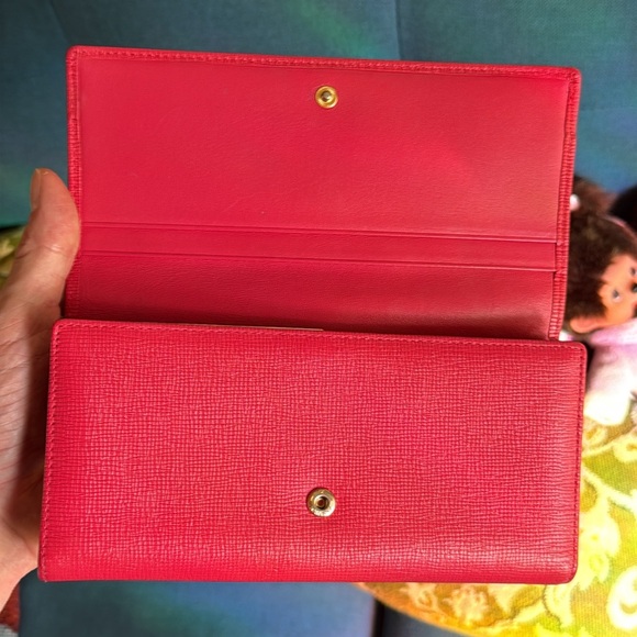 MCM trifold continental leather Princess wallet main image 3